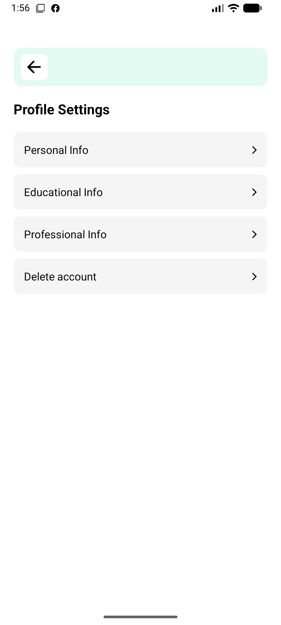 Delete account confirmation dialog